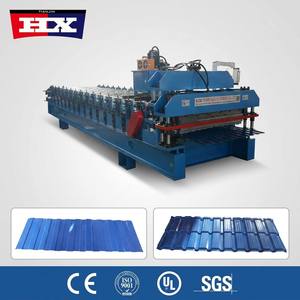 Haixing Digital Twin Double Layer Forming Machine for Glazed Tile Roll Forming Machine and Trapezoidal Machine 30-Year Expert