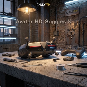 Multifunctional Avatar HD Goggles X Support AV Input Micro SD Card Recording FPV Racing Drone