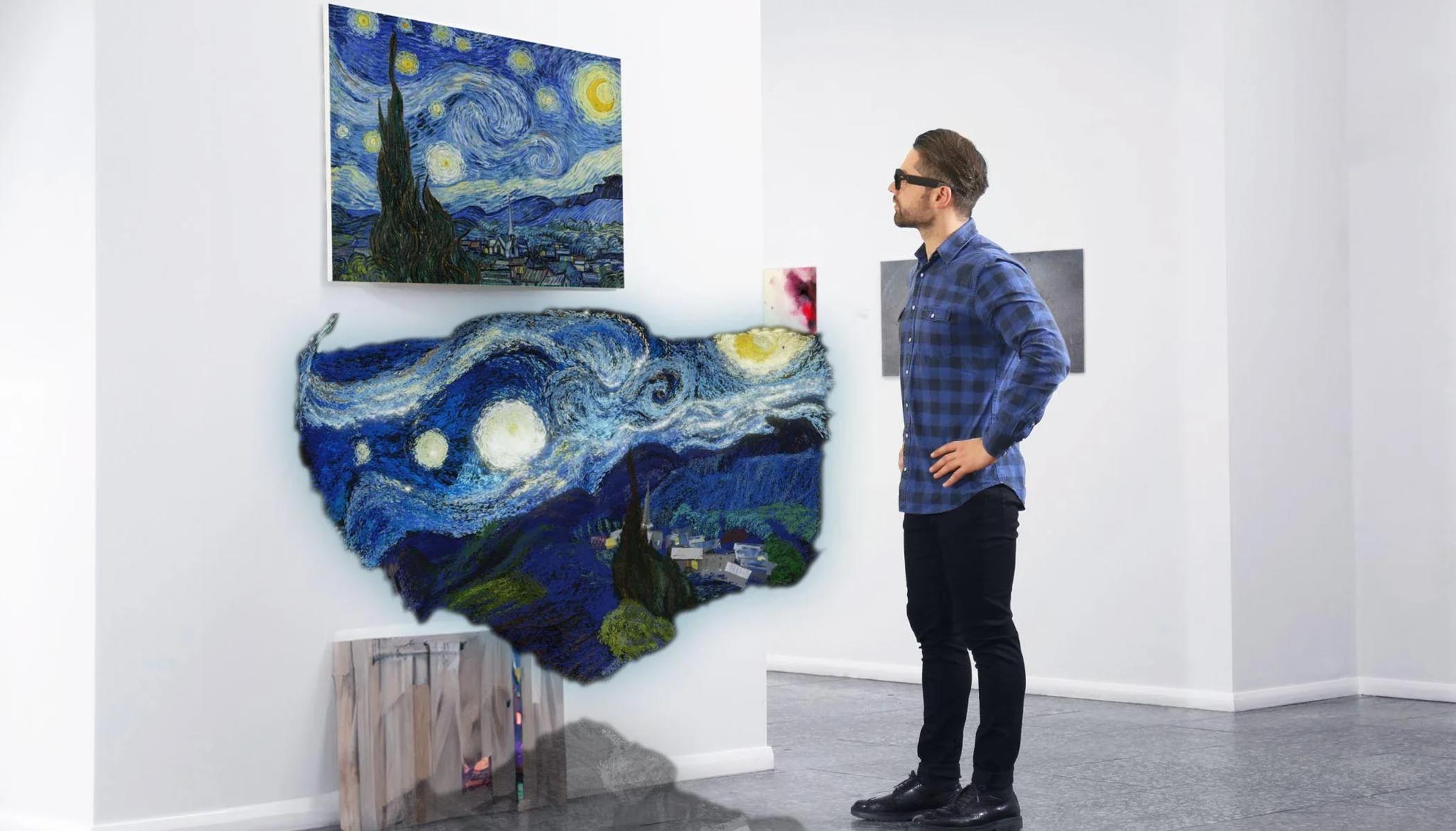 ThirdEye AR Smart Glasses interface for museum curation and visitor interaction