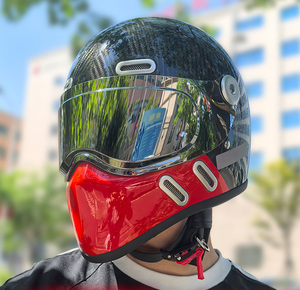 Impact Resistant Carbon Fiber Full Face Helmet
