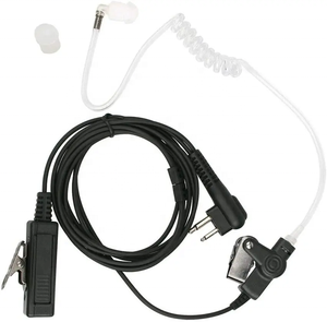 Tactical concealed PTT headset grade sound tube headset