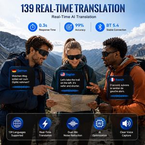 8 Million pixel M14 Cycling Smart Glasses with Camera UV Resistant