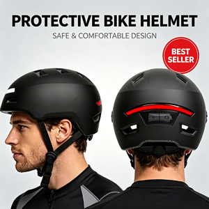 Multifunction Electric Bike Urban Helmet with Turn Signals